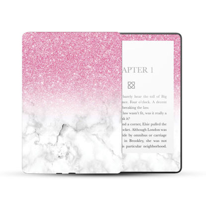 Picture of MightySkins Skin Compatible With Amazon Kindle Paperwhite 5 6.8-inch 11th Gen (2021) Full Wrap - Marble Glitz | Protective, Durable, and Unique Vinyl Decal wrap cover | Easy To Apply | Made in the USA