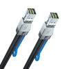 Picture of H!Fiber.com 12G External Mini SAS HD SFF-8644 to Mini SAS SFF-8644 Cable, High Density HD Cable, 1-Meter(3.3ft), for Hard Disk Server, SAN, Raid Card