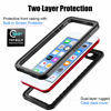 Picture of BESINPO Waterproof Case for iPod Touch 7 / iPod Touch 6 / iPod Touch 5, 360 Full-Body Built-in Screen Protector Dustproof Shockproof Snowproof Case for iPod Touch 5th/6th/7th Generation for Snorkeling