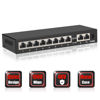 Picture of ienRon 10 Ports Gigabit Ethernet Switch-8 Gigabit Ports+2Gigabit Uplink Ports,Unmanaged Network Switch,Ethernet Splitter| Plug & Play| Fanless Metal Design| Shielded Ports| Traffic Optimization