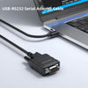 Picture of DriverGenius USB-C to Serial RS232 DB9 Adapter with 9 x Data Monitoring LEDs (USB232A-E-C, Windows 11, macOS Ventura)