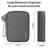 Picture of Bevegekos Electronics Organizer Travel Case, Travel Tech Bag for 7.9 inch Tablet, Cable, Charger & Cords, Portable Hard Drive & Power Bank (Large, Dark Grey)