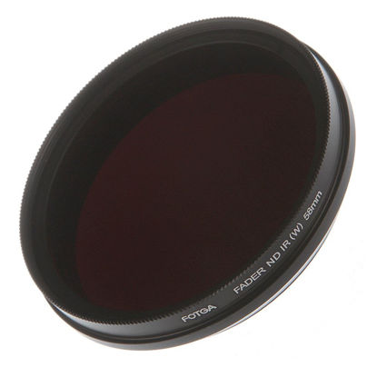 Picture of Runshuangyu 43MM Optical Glass Circular Infrared X-Ray Adjustable IR Pass Filter, Variable from 530nm to 750nm 590nm 680nm 720nm for DSLR Camera Photography