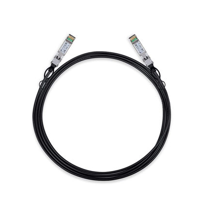 Picture of TP-Link TL-SM5220-3M | 3 Meter/ 10 Feet 10G SFP+ Direct Attach Cable (DAC) | Passive Twinax Cable | 10GBASE-CU SFP+ to SFP+ Connector | Plug and Play | LC Duplex Interface