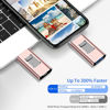 Picture of iPhone Flash Drives 1TB, 3.0 USB Memory Drive 1000GB Photo Stick Compatible with Mobile Phone & Computers, Mobile Phone External Expandable Memory Storage Drive Take More Photos & Videos(Pink 1000gb)