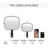 Picture of OMIRO Hand Mirror, Black Handheld Mirror with Handle, 6.3" W x 9.6" L, Pack of 3