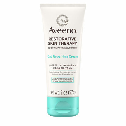 Picture of Aveeno Restorative Skin Therapy Moisturizing Oat Repairing Cream for Sensitive, 2.0 Ounce (Pack of 48)