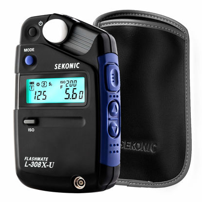 Picture of Sekonic L-308X-U Flashmate Light Meter (401-305) with Deluxe case