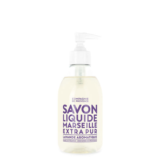 Picture of Compagnie de Provence Savon de Marseille Extra Pure Liquid Soap - Aromatic Lavender - 10 Fl Oz Plastic Pump Bottle