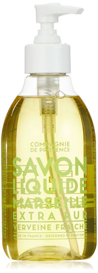 Picture of Compagnie de Provence Savon de Marseille Extra Pure Liquid Soap - Fresh Verbena - 10 Fl Oz Plastic Pump Bottle