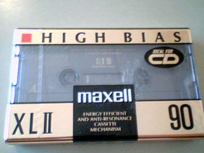 Picture of Maxwell XLII90 High Bias one cassette, 90 minutes Recording IEC Type II High