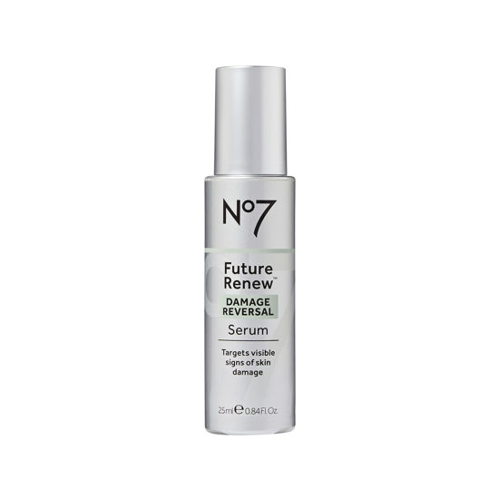 Picture of No7 Future Renew Damage Reversal Serum - Anti-Aging Face Serum for Glowing Skin - Hyaluronic Acid + Niacinamide for Skin Damage Reversal - Dermatologist-Approved, Suitable for Sensitive Skin (25ml)