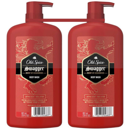 Picture of Old Spice Swagger Body Wash for Men, Scent of Cedarwood, 30 Fluid Ounce (2 Pack)