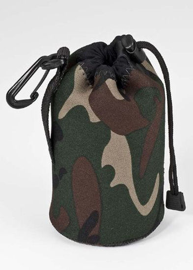 Picture of LensCoat LCLPMWFG LensPouch Medium Wide (Forest Green Camo)