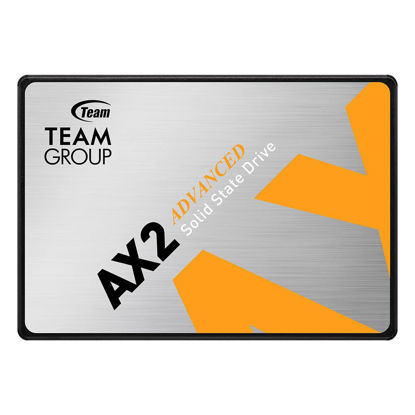 Picture of TEAMGROUP AX2 512GB 3D NAND TLC 2.5 Inch SATA III Internal Solid State Drive SSD (Read Speed up to 540 MB/s) Compatible with Laptop & PC Desktop T253A3512G0C101