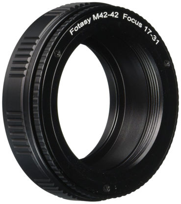 Picture of Fotasy 17-31mm M42 to M42 Lens Macro Helicord Adapter, 42mm Focusing Helicoid Extention Tube, 17mm to 31mm, 14mm Max Movement, fits M42 Screw Mount Lens