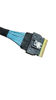 Picture of DiliVing SlimSAS 8X to 2*oCulink 4X,SFF-8654 74Pin to 2*SFF-8611 38Pin Cable 80cm(Broadcom MPN 05-60001-00)