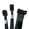 Picture of DiliVing SlimSAS LP 8X to 2*MiniSAS HD 4X,SFF-8654 LP 74pin to 2*SFF-8643 36pin Cable 80cm(Suitable for DELL Server H750/755)