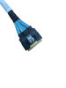 Picture of DiliVing SlimSAS 8X to 2*MiniSAS HD 4X,SFF-8654 74Pin to 2*SFF-8643 36Pin Cable 80cm(Broadcom MPN 05-60003-00)