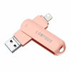 Picture of Flash Drive for iPhone 128GB Photo Stick for iPhone USB Storage LOMYGUS USB Flash Drive Compatible iPhone iPad iOS MacBook Android and Computer(Pink 128GB)