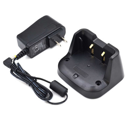 Picture of Kymate SBH-28 Rapid Charger for Yaesu Radio FT-70DR FT-70D FT-70 SBH28 Desktop Charger SBR-24li Battery Charging