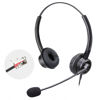 Picture of RJ9 Phone Headset for Office Phone with Noise Cancelling Microphone, Binaural Telephone Headsets Work for Yealink T21P T23G T27G T29G T33G T41P T41S T46S T46G T48S T53W Avaya 9608 9611 9630 J169 J179