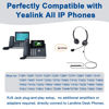 Picture of RJ9 Phone Headset for Office Phone with Noise Cancelling Microphone, Binaural Telephone Headsets Work for Yealink T21P T23G T27G T29G T33G T41P T41S T46S T46G T48S T53W Avaya 9608 9611 9630 J169 J179