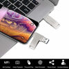 Picture of Photo Stick for iPhone 128GB Flash Drive for iPad LOMYGUS USB Flash Drive for Samsung Phone MacBook Pro iPhone X XR XS 6 6S 7 7S 8 8S (Sliver 128GB)