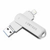 Picture of USB Flash Drive for iPhone 128GB Photo Stick LOMYGUS OTG Memory Stick External Storage Thumb Drive Compatible with iPhone/iPad/iOS/Android/Mac/PC (A-Silver128G)