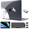 Picture of CISSOOK Case Compatible with MacBook Air 13.6 Inch 2022 2023 Release Model A2681 M2 Chip Astronaut, Clear Black Space Hard Shell with Keyboard Cover for MacBook Air 13.6" with Touch ID, Astronaut