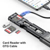 Picture of BUDI [Upgrade Model] Multifunctional 9 in1 SD Card Reader Cable and USB 3.0 TF/SD Type-C with OTG Adapter for iPhone Android and Computer Memory Stick Plug and Play