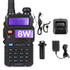 Picture of Baofeng UV-5RTP Dual Band Two Way Radio, UV-5R 8W High Power Version, Ham Radio Handheld with Earpiece, Black