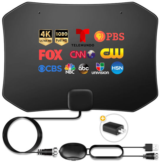 GetUSCart Digital TV Antenna 380 Miles Indoor Amplifier Signal