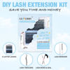 Picture of DIY Lash Extension Kit GEMERRY Lash Clusters Kit with 240 PCS Lash Clusters Mix 8-16mm 10ml Lash Bond and Seal Lash Glue Remover and Lash Tweezers for Beginner DIY at Home Individual Lashes Kit