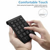 Picture of Wireless Numeric Keypad & Mouse Combo, Mini 2.4G 22 Keys Number Pad, Portable Silent Financial Accounting Numeric Keypad Keyboard Extensions with Wireless Mouse for Laptop, PC, Desktop