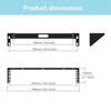 Picture of QiaoYoubang 2U Foldable Wall Mount Patch Panel Bracket -Vertical Wall Mount Rack for 19 inches Networking Equipments Including Hardware