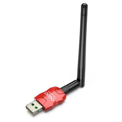  QGOO - Adaptador WiFi para PC, QGOO 1200Mbps USB 3.0