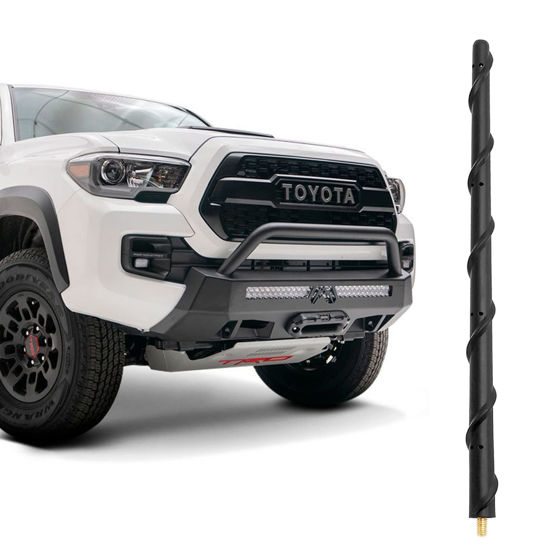 Picture of 13 Inch Antenna for Toyota Tundra Tacoma 1995-2023, Toyota Tundra Tacoma Accessories, Toyota Tundra Tacoma FJ Cruiser Antenna Replacement Upgrade Car AM FM Radio Reception