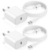 Picture of 20W iPad Charger USB C Fast Charging Cable for iPad 10th Gen,iPad Pro 12.9/11 inch 2022/2021/2020/2018,iPad Air 5th/4th Gen, iPad Mini 6th Gen,PD Wall Charger Block with 6Foot C to C Charger Cord