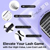 Picture of DIY Lash Extension Kit BEYELIAN Cluster Lashes Kit with 168 Pcs D+ Lash Clusters Lash Bond and Seal Lash Remover and Eyelash Applicator for Beginner DIY at Home (Style3 0.07 Mix Black Band)