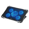 Picture of KYOLLY Upgrade Laptop Cooling Pad,Gaming Laptop Cooler with 5 Quiet Fans,2 USB Ports,5 Adjustable Stand Height,Blue LED Lights,for 15.6 Inch Laptops