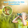 Picture of MAKINO Binoculars for Kids, Gifts for 3-12 Year Boys Girls, Compact Kids Binoculars 8x21 High-Resolution for Bird Watching, Camping, Exploration, Hiking, Hunting, Sports Events and Safari Park