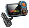 Picture of Bluetooth 5.0 FM Transmitter for Car, Aigital Car Bluetooth Adapter with 1.77 Inch Color Screen, QC3.0 Quick Charging &2.4 A USB Port, Wireless Radio Adapter Handsfree Car Kits, TF Card&U Disk