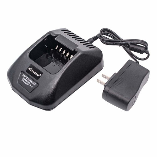 Picture of KSC-25 Charger Compatible for Kenwood Radio TK-2140 TK-3140 TK-2160 TK-3160 TK-2170 TK-3170 TK-2360 TK-3360 NX-220 NX-320 KNB-57L KNB-55L KNB-35L KNB-56N KNB-26N Battery