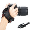 Picture of Widen DSLR Camera Wrist Hand Strap Grip with Quick Release Tripod Plate for Canon EOS R8 R6 Mark II R10 R7 R3 R5C R6 R RP 90D 80D 4000D Rebel T7 T8i T7i T6i 5D Mark IV III 7D 6D Mark II Sony A7R V