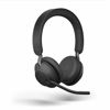 Picture of Jabra Evolve2 65 Wireless Headset USB Stereo MS, Bluetooth Dongle, Compatible with Zoom, Webex, Skype, Smartphones, Tablets, PC/MAC, 26599-999-999 (Black), Global Teck Gold Support Plan Included