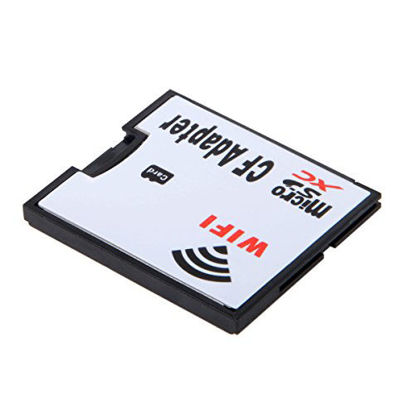 Picture of WiFi Adapter Memory Card TF Micro SD to CF Compact Flash Card Kit for Digital Camera