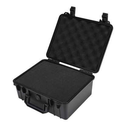 Picture of HUL 11in x 8in x 5in Waterproof Military Style Hard Case with Customizable Pluck Foam Interior for Test Instruments Compact Cameras and Tools