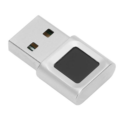 Picture of USB Fingerprint Reader for Windows 10 7 8, Hello Fingerprint Scanner Fingerprint Sensor Support 10 Fingerprints, 360 Degree Touch Speedy Matching