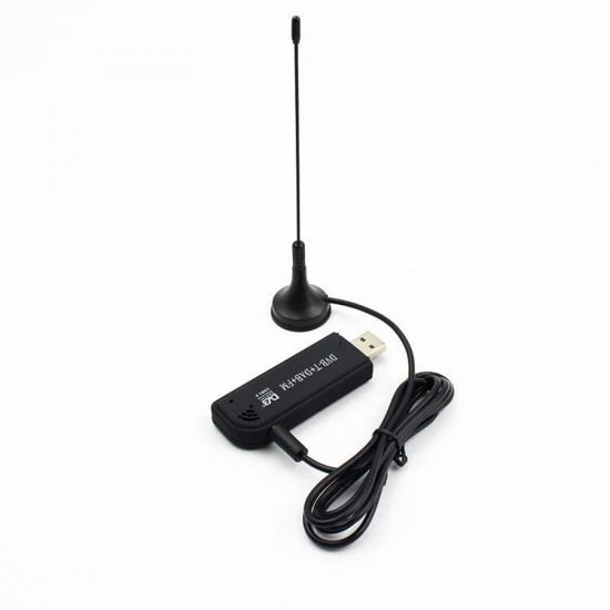 Picture of USB2.0 FM DAB DVB-T RTL2832U R820T2 RTL-SDR SDR Dongle Stick Digital TV Tuner Receiver with Antenna